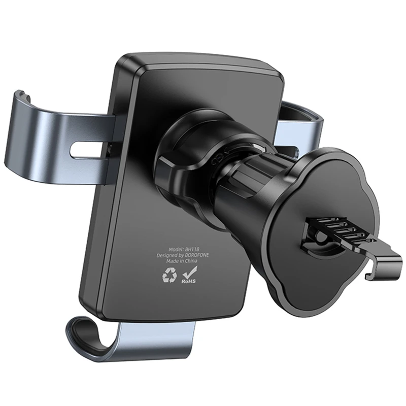 Автотримач Borofone BH118 Refined – Black / Metal gray. Фото 3 з 6