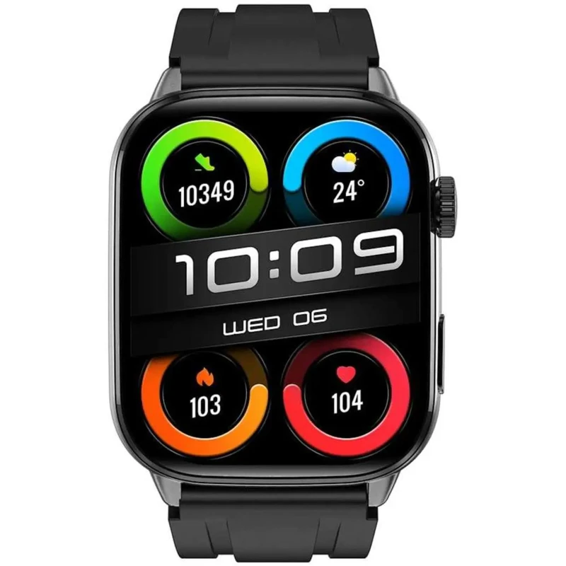 Смарт-годинник WiWU SW08 Smart sports watch (call version) – Black. Фото 3 з 7