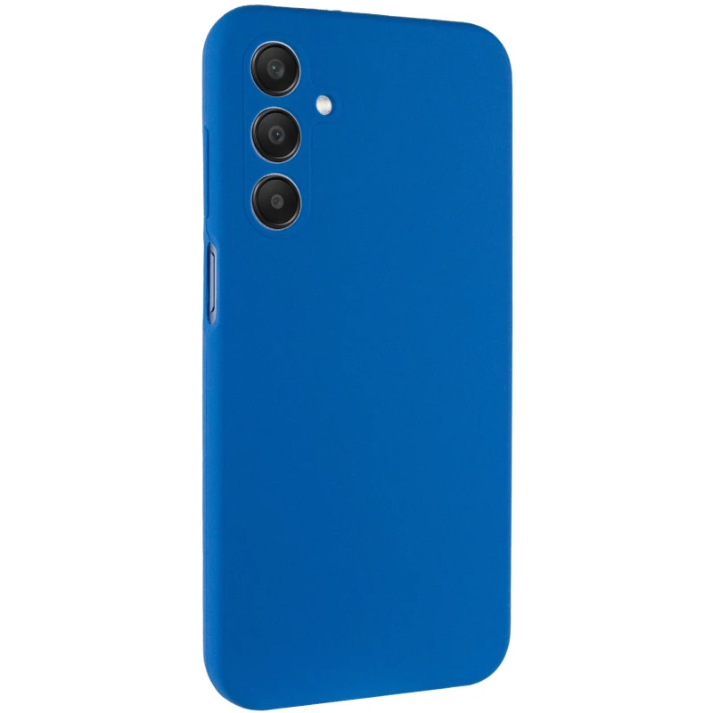 Чохол Silicone Case Lakshmi Plus з закритою камерою на Samsung Galaxy A15 4G/5G – Синій / Navy Blue. Фото 2 з 7