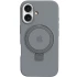 Силіконовий чохол Full Protective з кільцем-тримачем Apple iPhone 16 – Grey. Фото 2 з 4