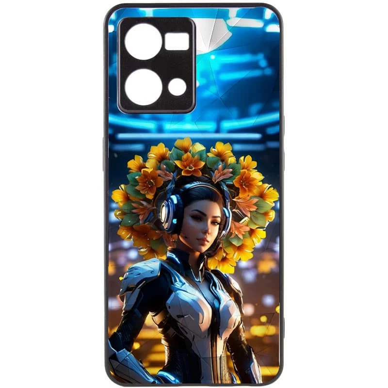 

Стеклянный чехол Prisma Ladies на Oppo Reno 7 4G (Cyberpunk)