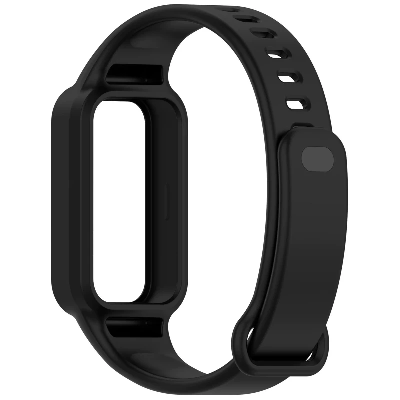 Силиконовый ремешок для Xiaomi Mi Smart Band 9 Active – Black. Фото 2 из 5