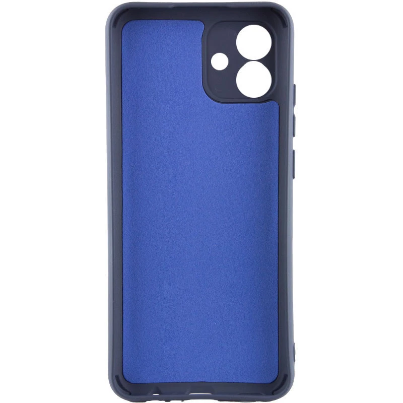 Кольоровий силіконовий чохол GETMAN із закритою камерою для Samsung Galaxy A07 – Синій / Midnight blue. Фото 2 Кольоровий силіконовий чохол GETMAN із закритою камерою для Samsung Galaxy A07 – Синій / Midnight blue. Фото 2 з 2