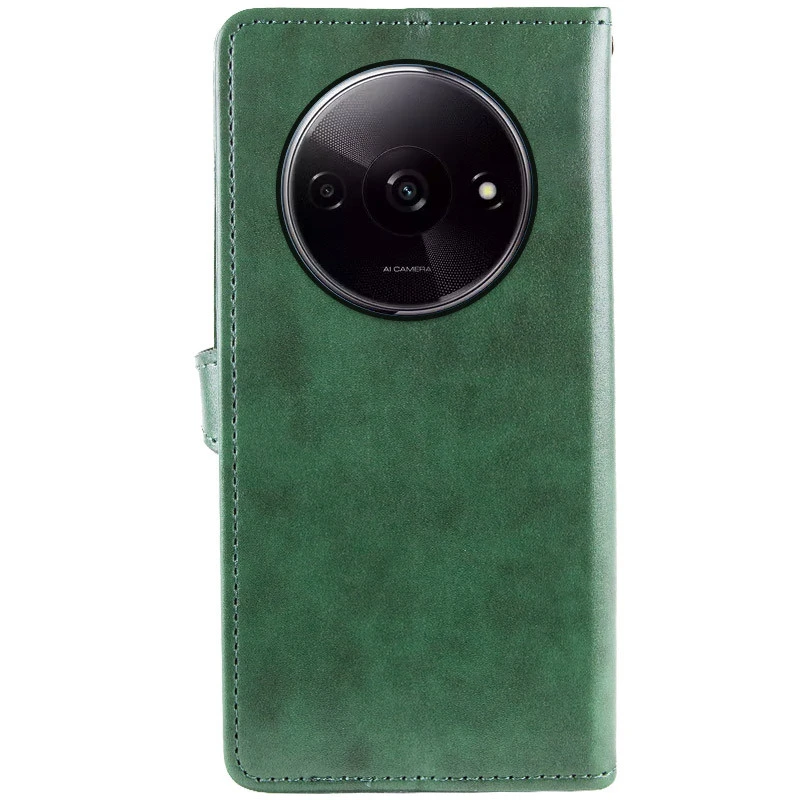 Чехол-книжка GETMAN Gallant  для Xiaomi Redmi A3 – Зеленый. Фото 3 из 8