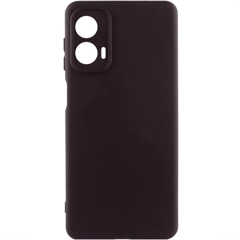 Чохол Silicone Case Lakshmi Plus з закритою камерою на Motorola Moto G24 – Шоколадний / Chocolate. Фото 1 з 2