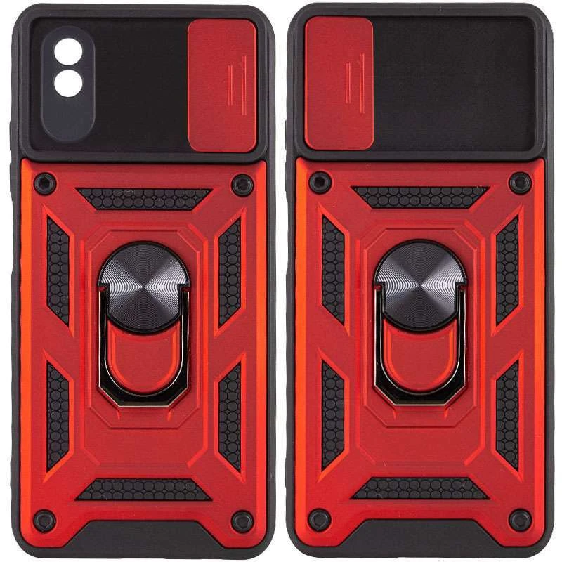 

Протиударний чохол Serge Ring з захистом камери на Xiaomi Redmi 9A (Червоний)