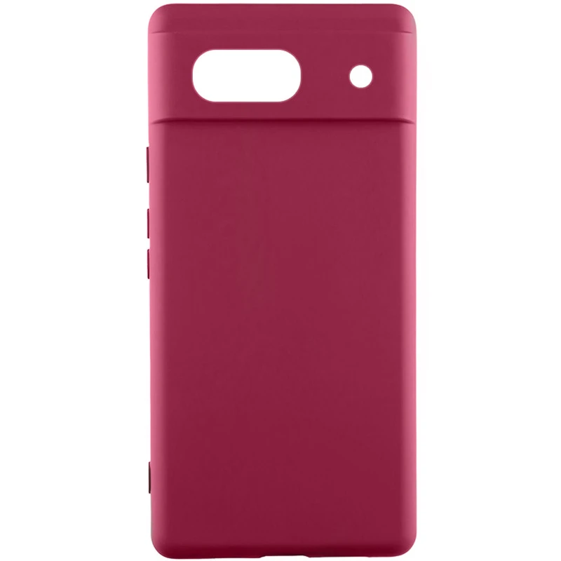 Чохол Silicone Cover Ummi Lakshmi Full Camera (AA) для Google Pixel 7a – Бордовий / Marsala. Фото 1 Чохол Silicone Cover Ummi Lakshmi Full Camera (AA) для Google Pixel 7a – Бордовий / Marsala. Фото 1 з 1