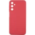 Кольоровий силіконовий чохол із захистом камери на Samsung Galaxy A24 4G – Червоний / Camellia. Фото 2 з 8