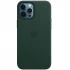 Шкіряний чохол Silicone Case Premium з MagSafe на Apple iPhone 12 Pro Max (6.7") – Forest Green. Фото 2 з 8