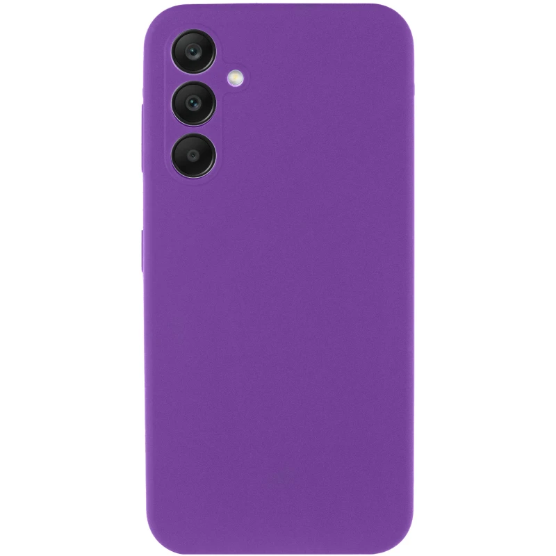 Чехол Silicone Cover Ummi Lakshmi Full Camera (AA) для Samsung Galaxy S25 – Фиолетовый / Purple. Фото 1 из 1