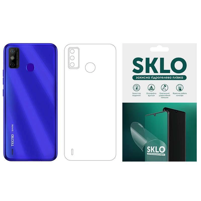 

Гидрогелевая плёнка SKLO на тыльную сторону для TECNO Camon 16 SE (Прозрачный), Прозорий