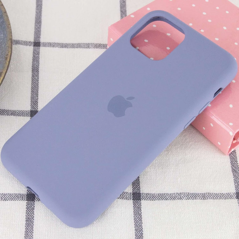 Чохол Silicone Case з закритим низом на Apple iPhone 11 (6.1") – Сірий / Lavender Gray. Фото 2 з 3
