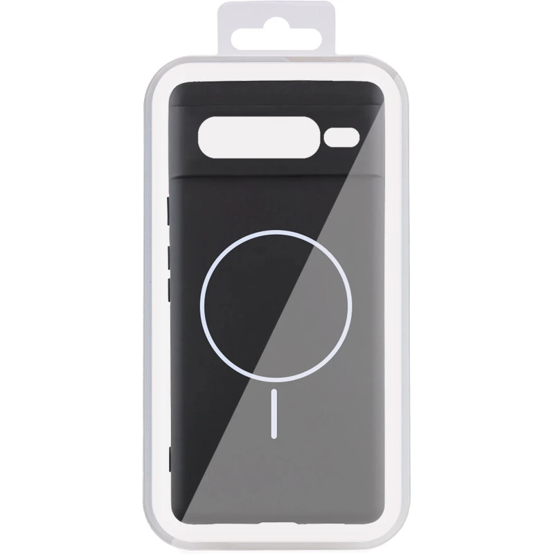 Чехол Silicone Cover Lakshmi Full Camera (AA) with Magnetic Fit для Google Pixel 7 Pro – Черный / Black. Фото 4 из 4
