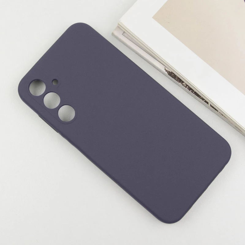 Чохол Silicone Case Lakshmi Premium із закритою камерою для Samsung Galaxy A26 5G – Сірий / Dark Gray. Фото 8 з 11