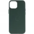 Шкіряний чохол Silicone Case Premium з MagSafe на Apple iPhone 12 Pro Max (6.7") – Forest Green. Фото 1 з 8