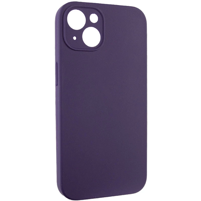 Чохол з закритим низом Silicone Case на Apple iPhone 16 – Фіолетовий / Elderberry. Фото 4 з 12
