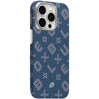 TPU+PC чохол Blueo Gilded Tactile Woven with MagSafe для Apple iPhone 15 Pro Max (6.7") фото 1 з 2