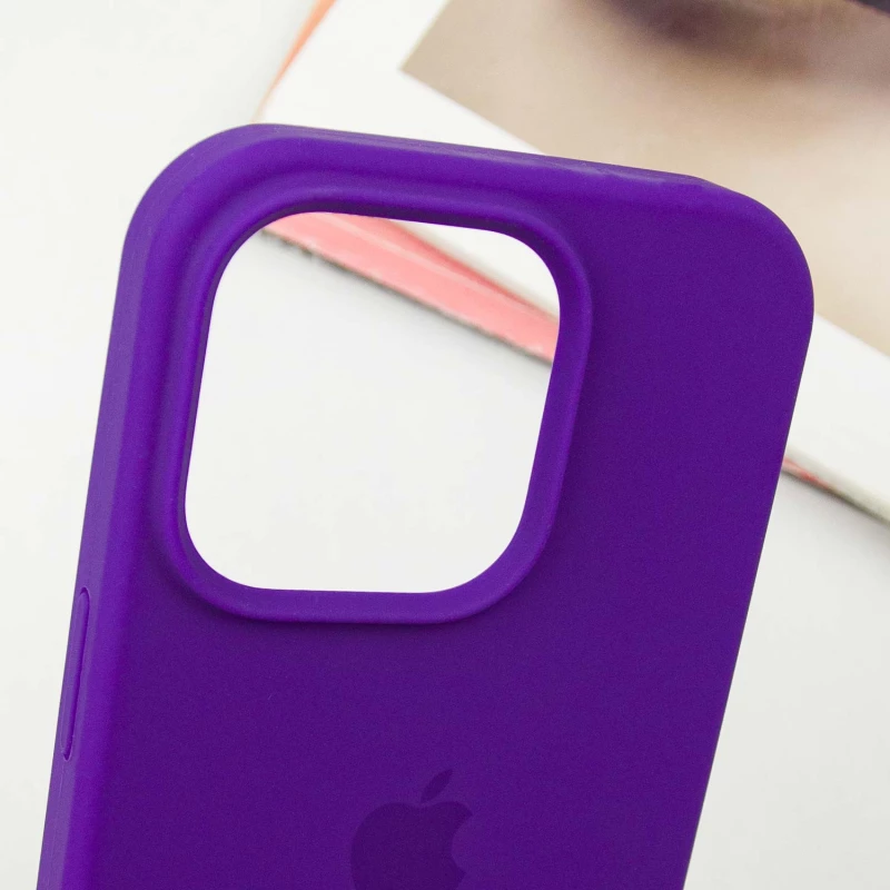 Чехол Silicone Case с закрытым низом для Apple iPhone 14 Pro Max (6.7") – Фиолетовый / Ultra Violet. Фото 5 из 9