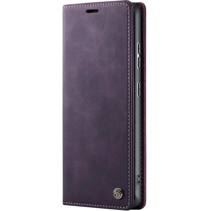 Шкіряний чохол-книжка CaseMe Velvet Matte для Xiaomi Redmi Note 15 Pro 4G – Purple. Фото 1 з 5