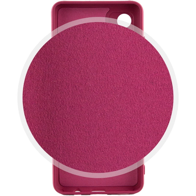 Чохол Silicone Case Lakshmi з закритою камерою на Motorola Moto G72 – Бордовий / Marsala. Фото 2 з 3