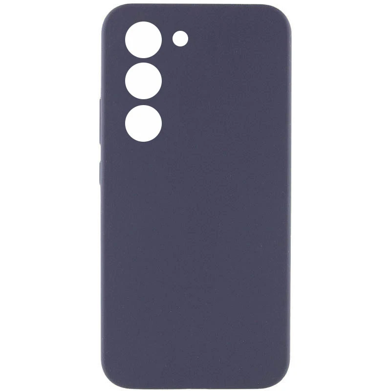 Чохол Silicone Case Lakshmi Premium із закритою камерою для Samsung Galaxy S23 – Сірий / Dark Gray. Фото 1 з 3