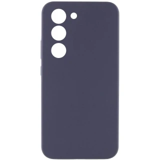 Чохол Silicone Case Lakshmi Premium із закритою камерою для Samsung Galaxy S23 — Сірий / Dark Gray