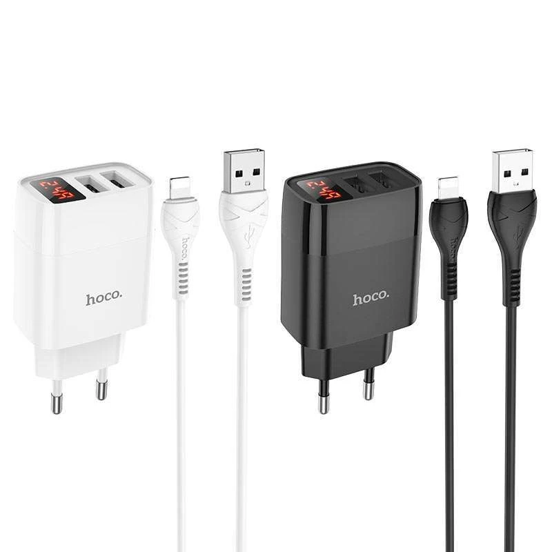 

МЗП HOCO C86A (2USB/2.4A) + Lightning