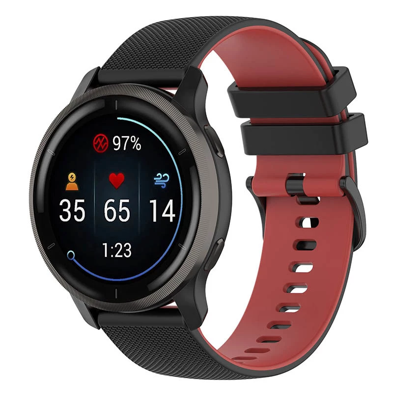 

Ремешок Ribby для Smart Watch 20mm (Black / Red)