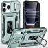 Ударостійкий чохол Square Ring зi шторкою на камеру на Apple iPhone 17 Pro Max (6.9") – Зелений / Light Green. Фото 1 з 1