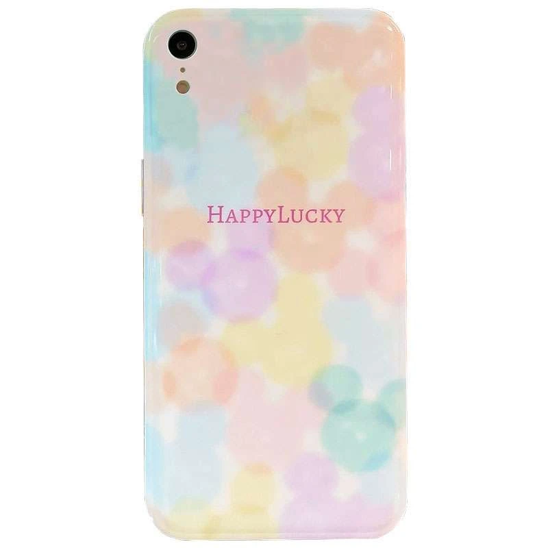 

Силіконовий TPU чохол HappyLucky на Apple iPhone XR (6.1") (Pink)