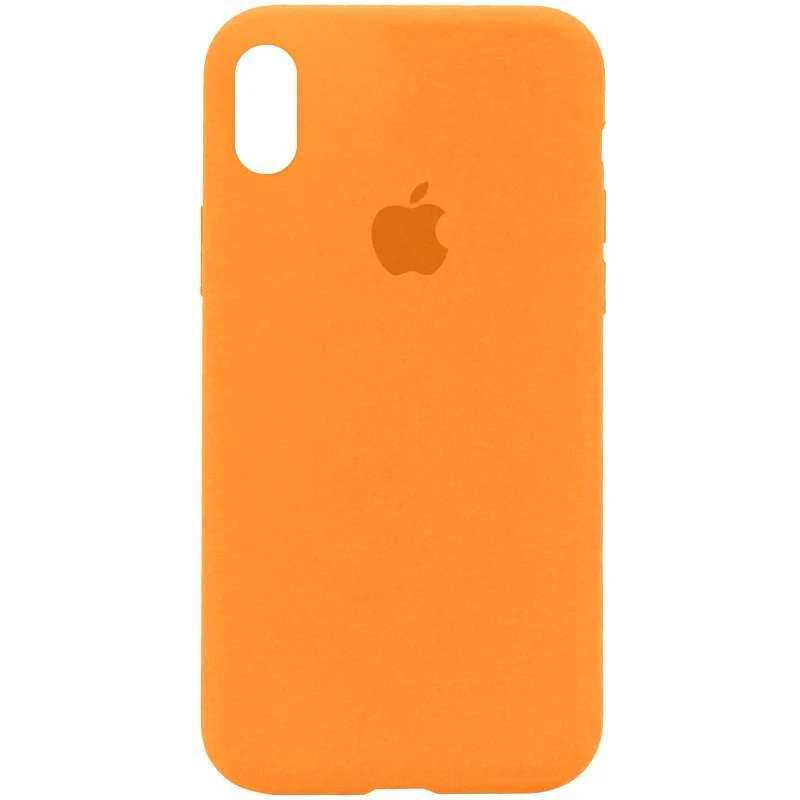 

Чехол Silicone Case с закрытым низом для Apple iPhone XS Max (6.5") (Оранжевый / Papaya), Помаранчевий / papaya