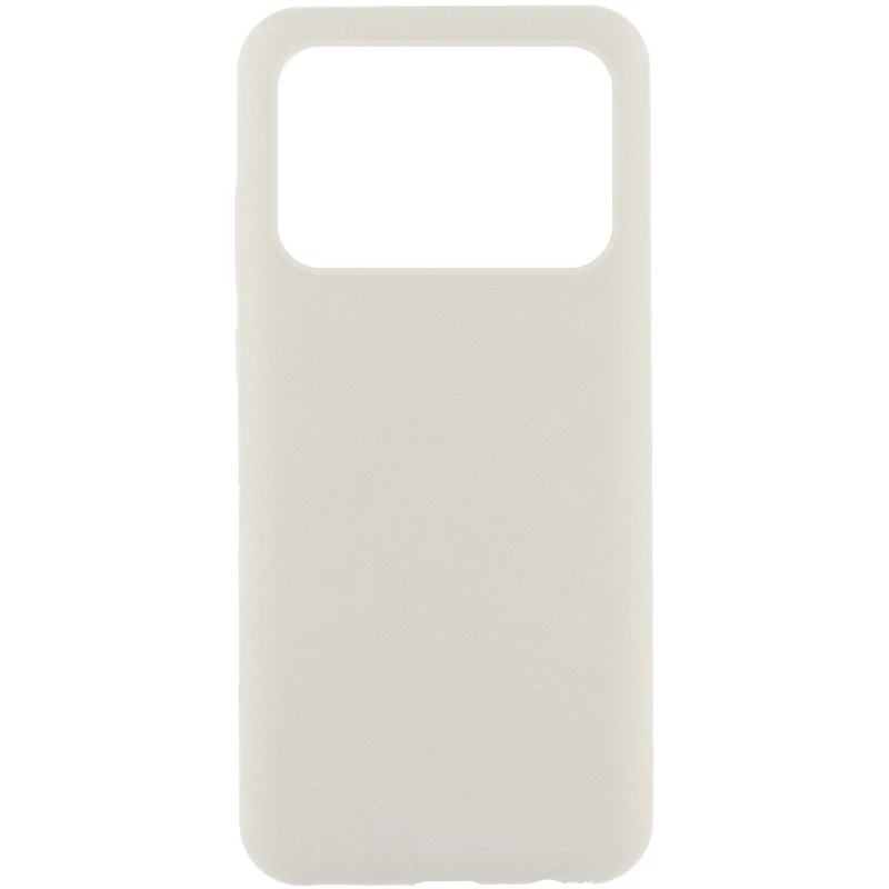 Чохол Silicone Case Lakshmi Premium на Xiaomi Poco X6 Pro – Білий / White. Фото 1 з 1