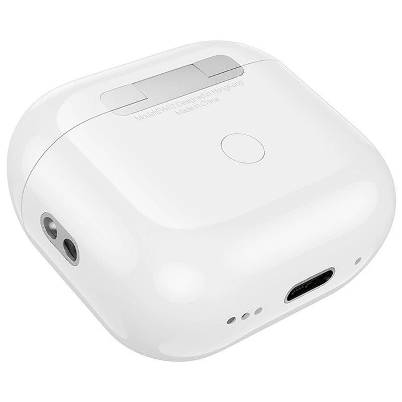 Беспроводные TWS наушники Hoco EW82 Sparkle with Touch Screen – White. Фото 6 из 6