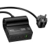 СЗУ Hoco AC34 Win 2 position 70W QC+PD (1USB-A/3C/1Socket) (1.5m) – Black. Фото 3 из 6