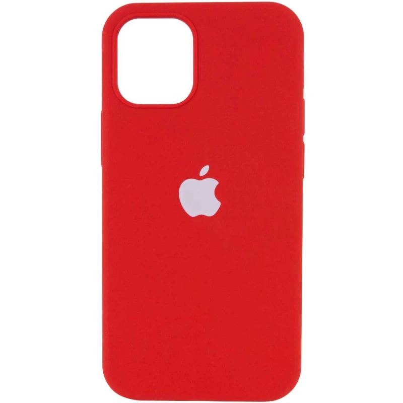 

Чохол Silicone Case з закритим низом на Apple iPhone 12 Pro (6.1") (Червоний / Dark Red)