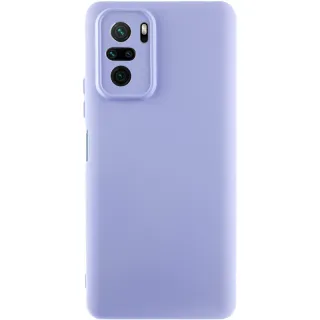 Чохол Silicone Cover Ummi Lakshmi Full Camera (AA) для Xiaomi Redmi Note 10 / Note 10s — Бузковий / Dasheen