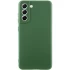 Чехол Silicone Case Lakshmi с закрытой камерой для Samsung Galaxy S22+ – Зеленый / Dark green. Фото 2 из 9