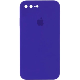 Чехол Silicone Case Square с защитой камеры для Apple iPhone 7 plus / 8 plus фото 1 из 3