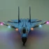 Літак на радіокеруванні SCHE HW28 SU27 Foam – Blue. Фото 2 з 5