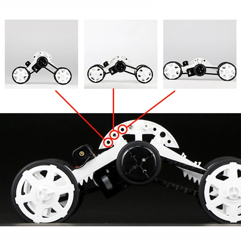 Конструктор позашляховик-скелелаз на сонячній батареї DYY008 Diy Solar – White. Фото 5 з 6