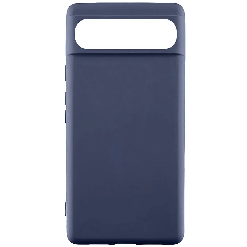 Кольоровий силіконовий чохол GETMAN на Google Pixel 11 – Синій / Midnight Blue. Фото 1 з 1