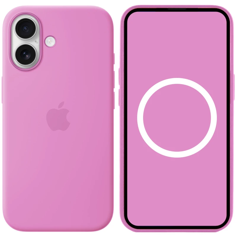 Чехол Silicone case (AAA) with Magsafe and Animation для Apple iPhone 17 (6.3") – Electric Lavender. Фото 1 из 3