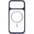 Чохол TPU GETMAN Moon Clear with MagSafe для Apple iPhone 15 (6.1") – Blue. Фото 4 з 6