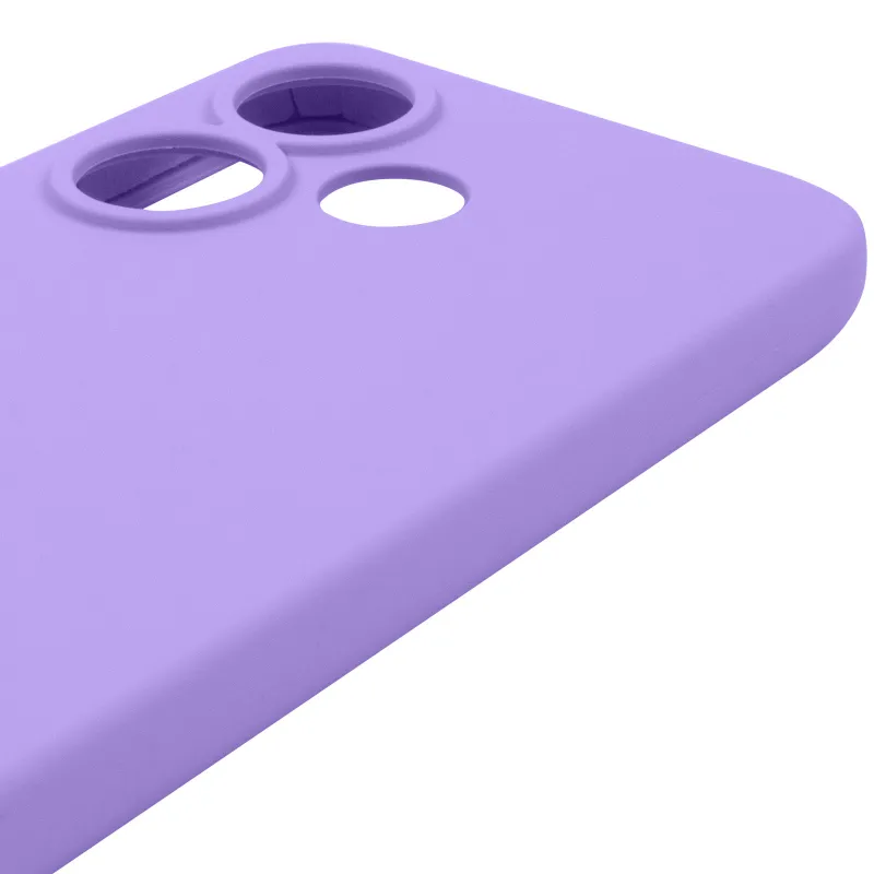 Чехол Silicone Case Lakshmi Premium з закритою камерою на Xiaomi Poco M6 4G – Сиреневый / Dasheen. Фото 8 из 10