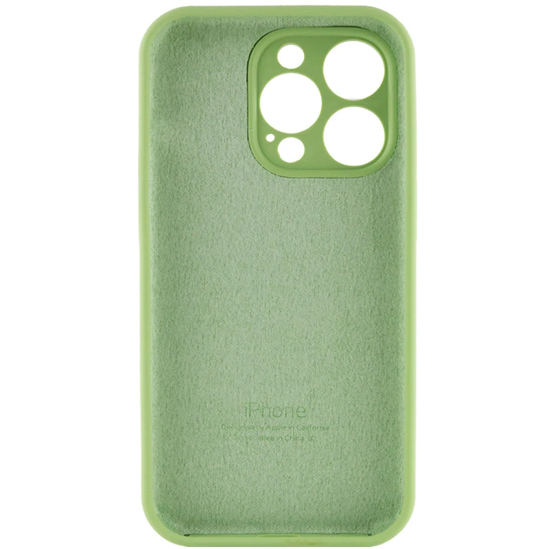 Чохол Silicone Case з захистом камери на Apple iPhone 14 Pro (6.1") – М'ятний / Mint. Фото 6 з 9