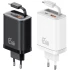 МЗП Usams US-CC299 GaN With Retractable Type-C Cable Xiang Ser. 65W (1USB-A/1C) фото 1 з 1