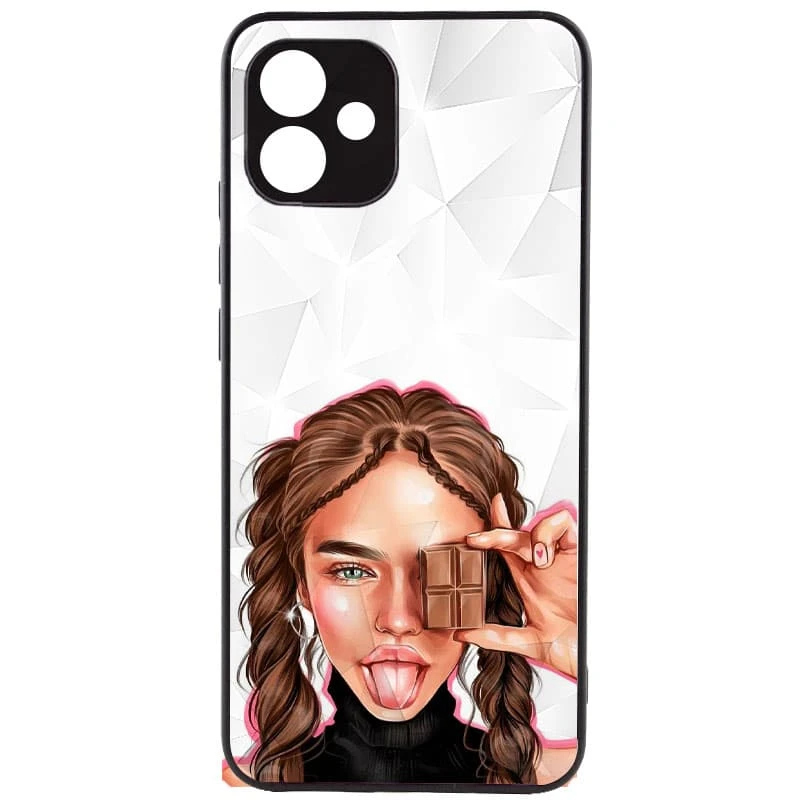 

Стеклянный чехол Prisma Ladies на Samsung Galaxy A04 (Chocolate)