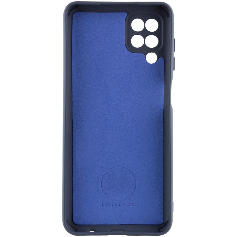 Чохол Silicone Case Lakshmi Premium L з закритою камерою на Samsung Galaxy A12 – Темно-синій / Midnight blue. Фото 2 з 2