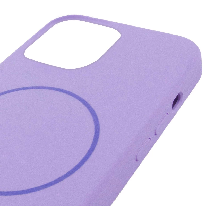 Чохол Silicone Armor Max no logo with MagSafe для Apple iPhone 11 Pro (5.8") – Бузковий / Dasheen. Фото 8 з 9