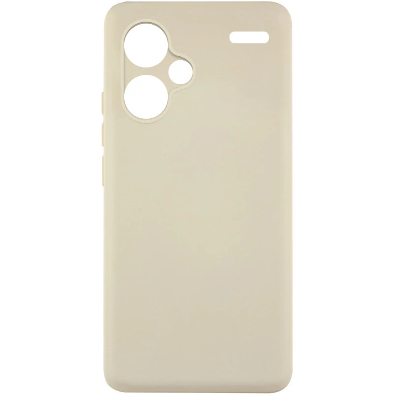 Чохол Silicone Case Lakshmi з закритою камерою на Xiaomi Redmi Note 13 Pro+ – Пісочний / Sand. Фото 2 з 4
